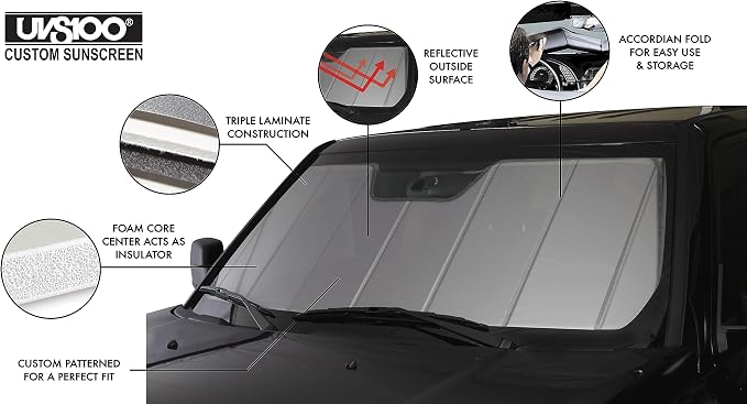 Covercraft UVS100 Custom Sunscreen | Fits 2016-2020 Lexus IS200t IS250 IS300 - Image 3