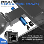 RETRUE Trailer Hitch Locks, 5/8" Locking Hitch Pin - Image 2