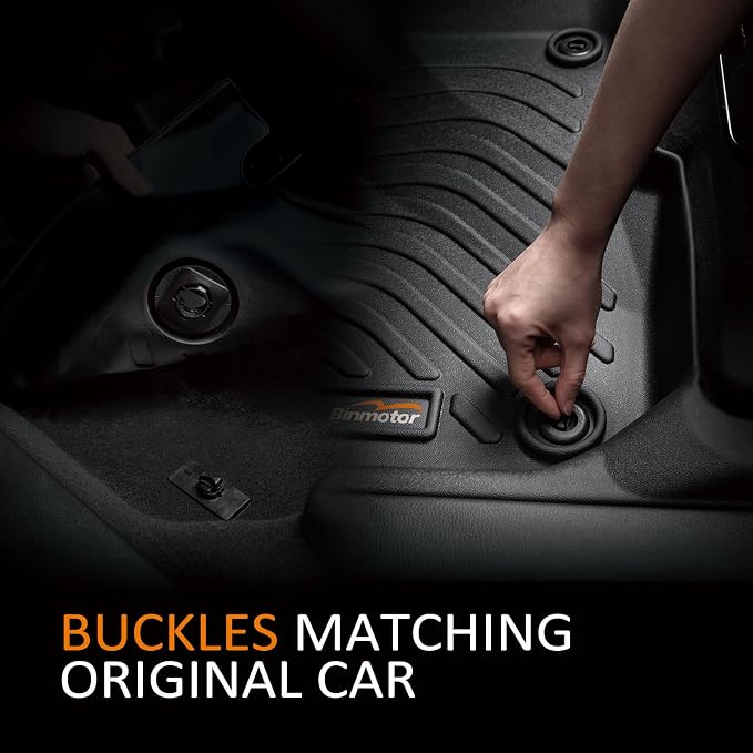 Binmotor-All Weather Floor Mats & Cargo Liner Set - Image 4