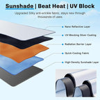 SXCY for 2019-2023 2024 2025 Toyota RAV4 Windshield Umbrella Sunshade for 2024 - Image 6