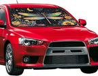 Floral Dragonfly Car Sun Shade Windshield Sunshade Foldable Front Window Shield - Image 2