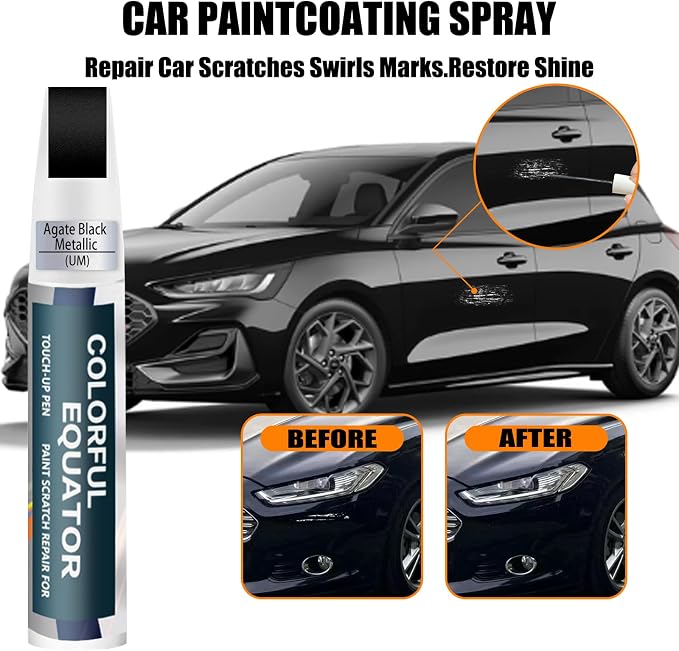 UM Agate Black Metallic Touch Up Paint - Image 2