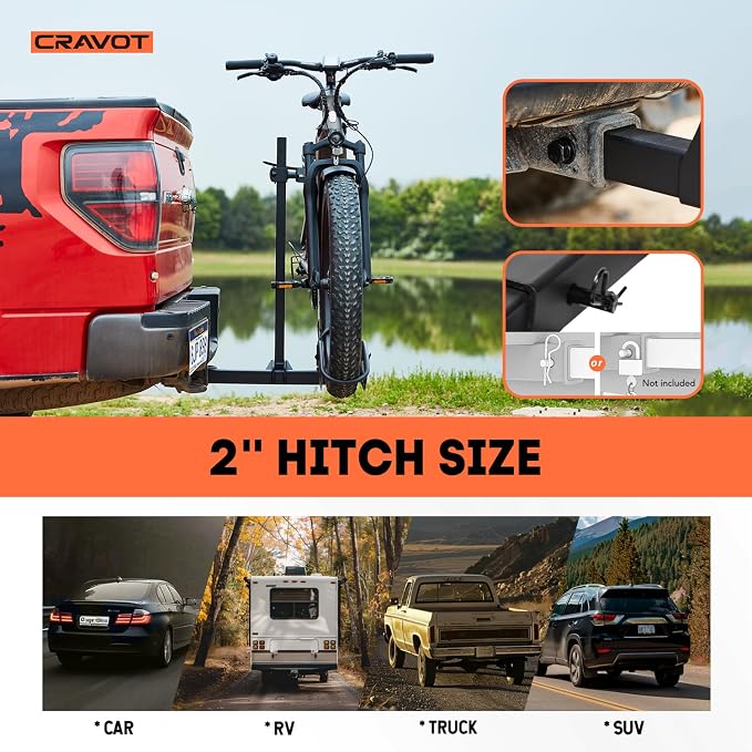 CyberRack E1 Hitch 1-EBike Rack - Image 7