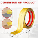 Flexible Wall Corner Protector Moulding Trim Peel and Stick Wall Corner Guards - Image 4