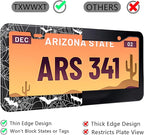 License Plate Frame for Bats and Spider Webs Stainless Steel License Plate - Image 6