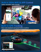AI Dash Cam Front Rear Inside - Image 7
