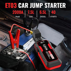 S ZEVZO ET03 Car Jump Starter 2000A Jump Starter Battery Pack - Image 2