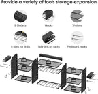 CCCEI Black Large Tools Organizer Wall Mount Charging Station, 39 Inch Long - Image 2
