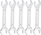HARFINGTON 5pcs Double Open End Wrench 12mm x 15mm Metric 15 Degree Offset by HARFINGTON