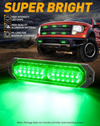 HLauto 1200T Emergency Strobe Grille Lights: 8pcs 12 LED Sync Feature Safety - Image 2