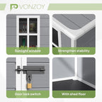Resin Outdoor Storage Shed - Image 5