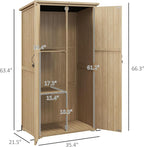 Wooden Garden Shed, Outdoor Storage Cabinet - Image 3