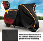 Waterproof Motorcycle Cover for Vespa GTV, Vespa GTS, Outdoor 420D Bike Cover - Image 3