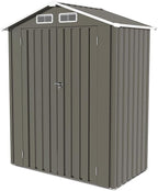 IKERY 5X3 FT Metal Outdoor Storage Shed, Tool Shed - Image 8