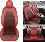 Tesla Model Y Seat Cover Full Set, Faux Leather Tesla Car Seat Cover, Perfect - Image 2