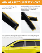 in-Channel Window Rain Guards Fit - Image 5