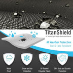 Deluxe Motorcycle Cover, Waterproof All Weather Outdoor Protection Universal - Image 5