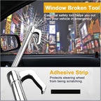 Tevlaphee Universal Steering Wheel Brake Lock Anti-Theft Retractable Double - Image 3
