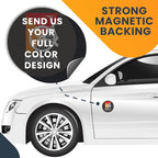 Magnet Me Up Customizable 30 Mil Round Magnet- 5” Weatherproof Car Magnet - Image 4