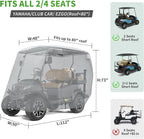 10L0L Heavy Duty Golf Cart Cover - Image 6