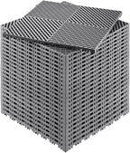VEVOR Interlocking Drainage Mat, 15.7” x 15.7” Modular Interlocking Cushion by VEVOR