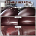 Maroon Leather Recoloring Balm - Image 3