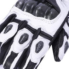 Harssidanzar Breathable Leather Motorcycle Gloves Touchscreen - Image 6