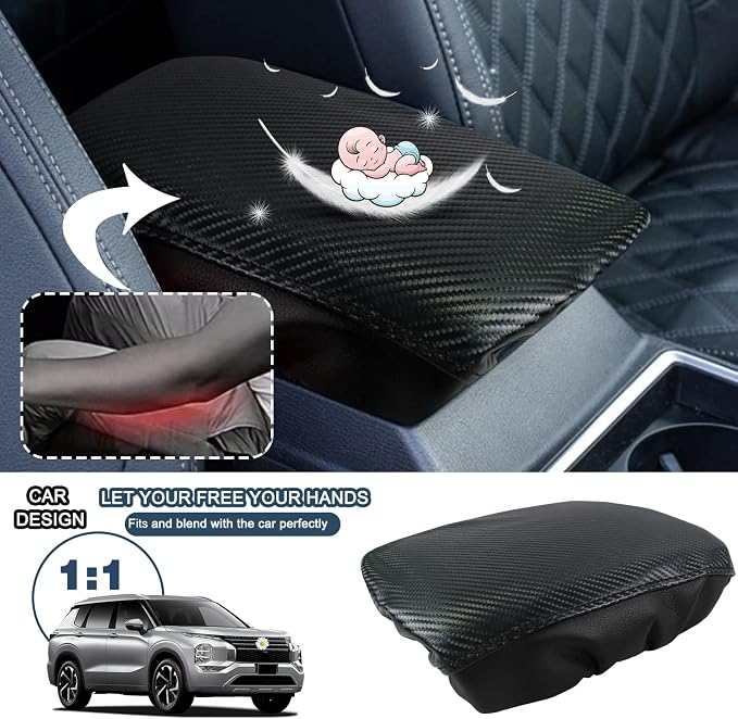 Ruiya Armrest Cover for Mitsubishi Outlander 2022+ Armrest Cushion Mitsubishi - Image 7