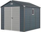 YITAHOME 8x9 FT Outdoor Storage Shed w/o Floor, All-Weather Plastic Shed by YITAHOME