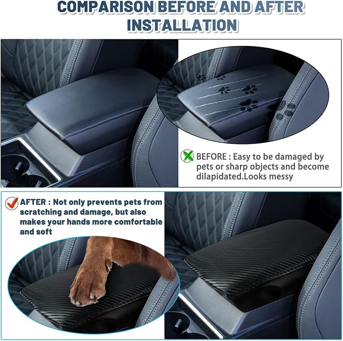 Ruiya Armrest Cover for Mitsubishi Outlander 2022+ Armrest Cushion Mitsubishi - Image 5