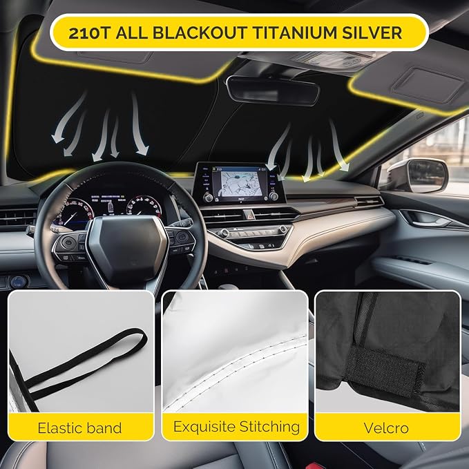 Car Windshield Sun Shade Compatible - Image 5