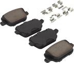 Premium Ceramic Rear Brake Pads Compatible - Image 2