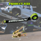 4 Pack Car Tie Down Straps for Trailers - Image 4