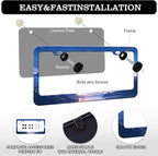 Starry Sky Mountain License Plate Frames - Image 3