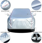 Tecoom Hard Shell Zipper Design Waterproof UV-Proof Windproof Car Cover - Image 6