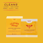 Leather Honey Leather Cleaner Wipes: Clean Leather On-The-Go. Cleaning Wipes - Image 2