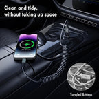 Heartbeats Coiled Lightning Cable 3FT 2 Pack MFi Certified Car iPhone Charger - Image 4