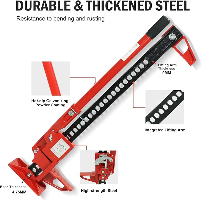 Multi-Functional Lift Jack, Farm Jack Heavy Duty Off Road, - Image 3