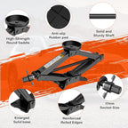 Universal Scissor Jack 2 Ton, 5.1"-16.9" Lifting Range Heavy Duty Car Jack Kit - Image 5