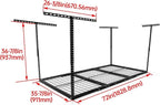 Kojem 3x6 Overhead Garage Storage Rack Adjustable Ceiling Garage Organization - Image 3