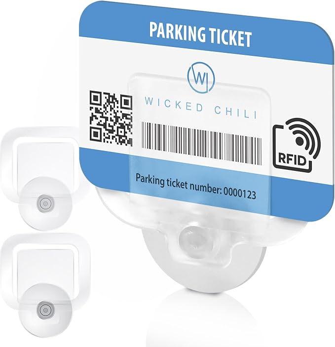 2X Parking Permit, Ticket and Note Holder by Wicked+Chili