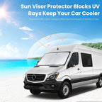 Custom Fit Benz Sprinter Windshield Sunshade - Image 5