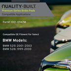 Premium Semi-Metallic Front Brake Pads Compatible - Image 3