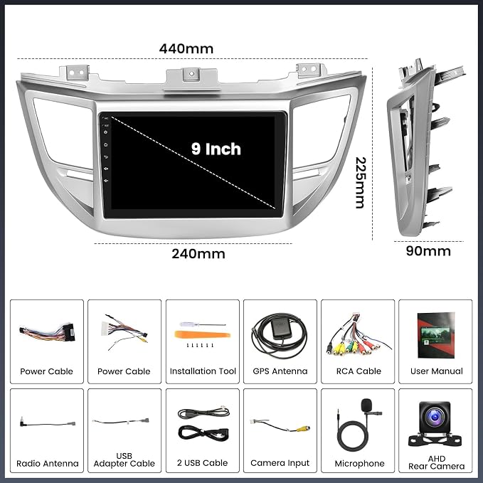 2G+64G 9 Inch Android Car Stereo - Image 8