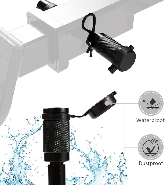Trailer Hitch Lock Set, Solid Locking Hitch Pin - Image 5