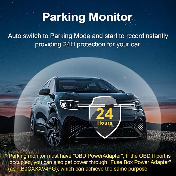 4K Dash Cam Custom fit for GMC Yukon, Yukon XL 2015 2016 2017 2018 2019 2020 - Image 6
