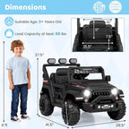 Costzon Kids Ride on Truck, 12V Electric Ride on Car - Image 6