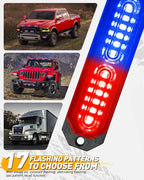 HLauto 1200T Emergency Strobe Grille Lights: 8pcs 12 LED Sync Feature Safety - Image 5