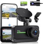 Dash Cam Front and Rear, 4K+2K Dash Camera by GMAIPOPFamily