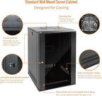 Tecmojo 18U Wall Mount Rack Network Cabinet - Image 3